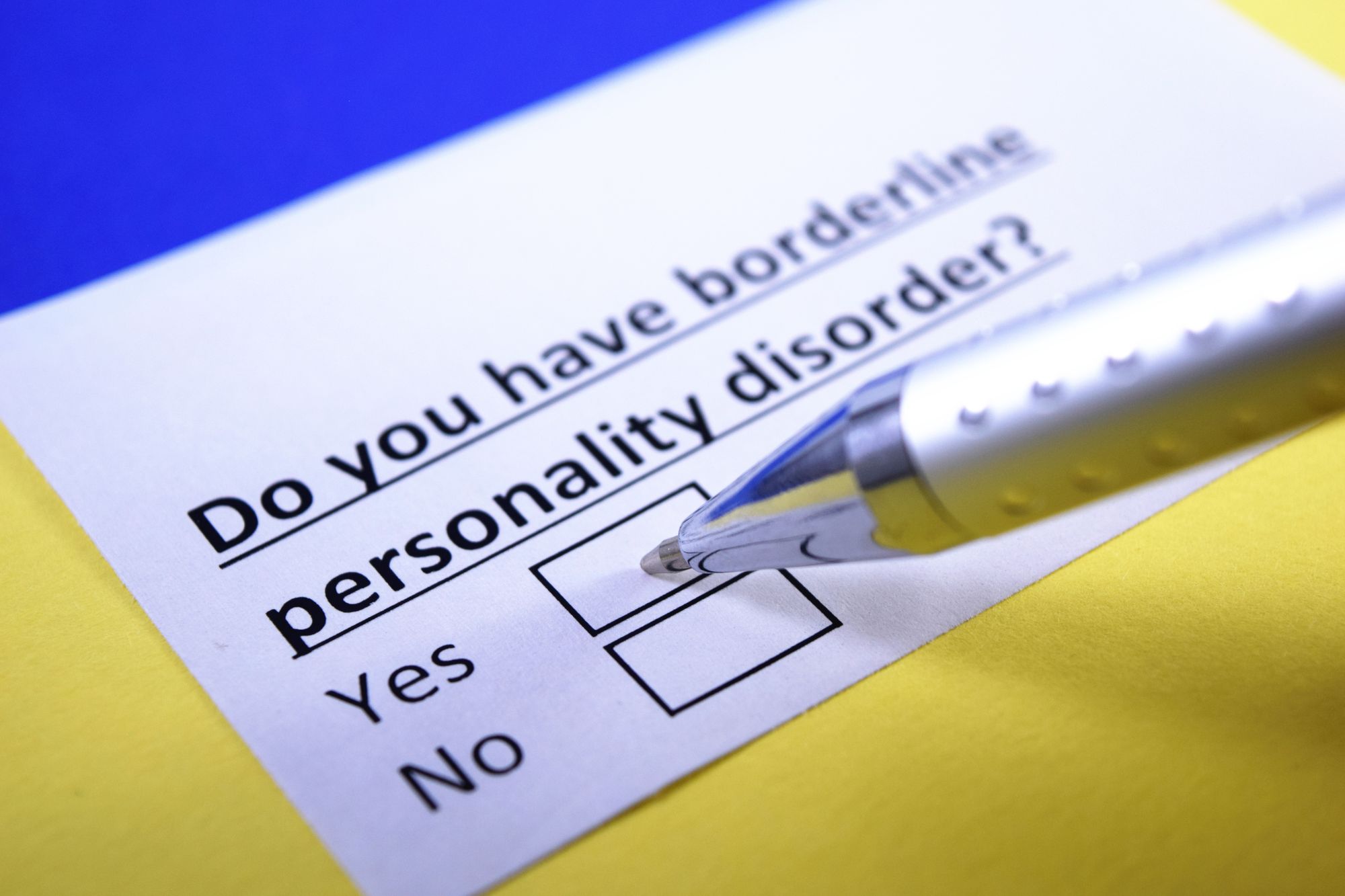 Borderline Personality Disorder Test by Yeexin Richelle | www.shutterstock.com