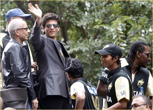 Shah Rukh Khan and the Kolkata Knight Riders