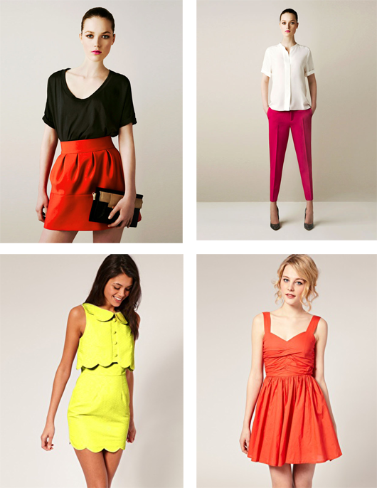 Sweet nothings from Zara (top row) and Asos (bottom row)