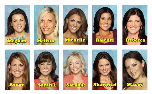 the bachelor contestants