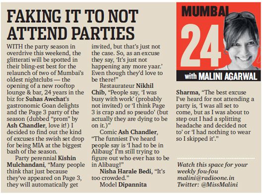 Celebrity Faking It – Mumbai 24 Mid Day (Mumbai)