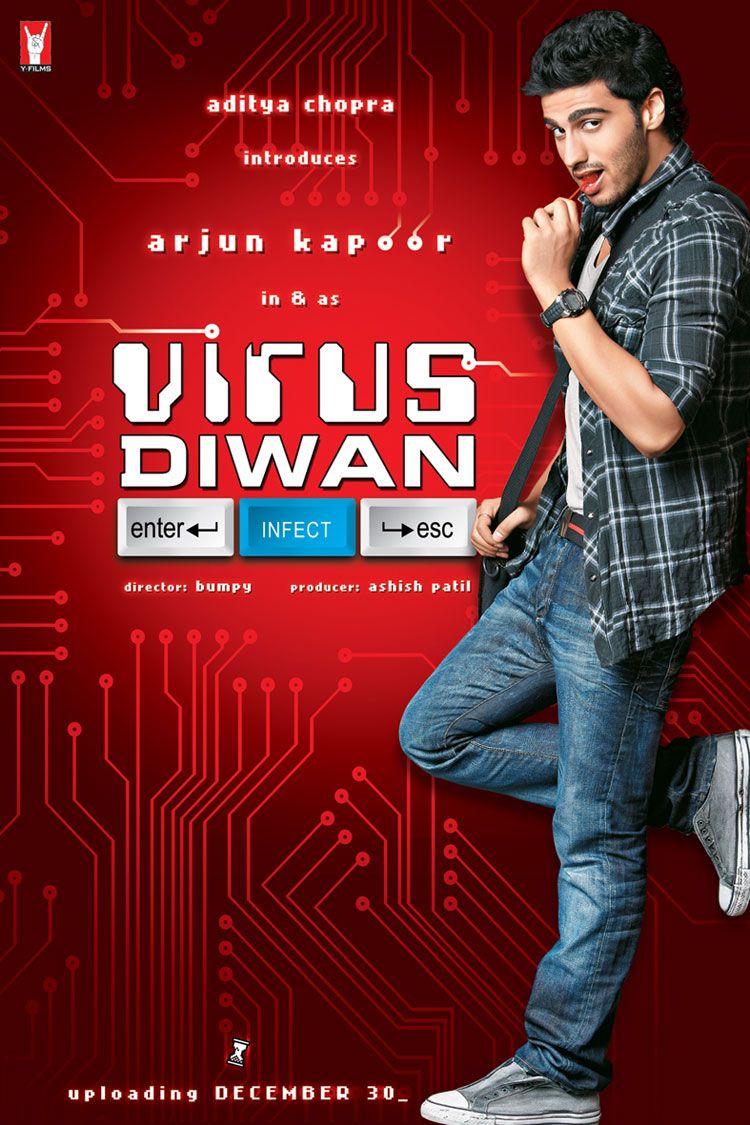 Arjun Kapoor in and as Virus Diwan movie poster | photo: movietalkies