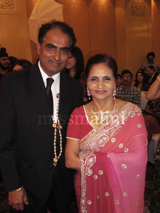 At the Wedding - The parents of the Bride, Mr and Mrs. Kapoor