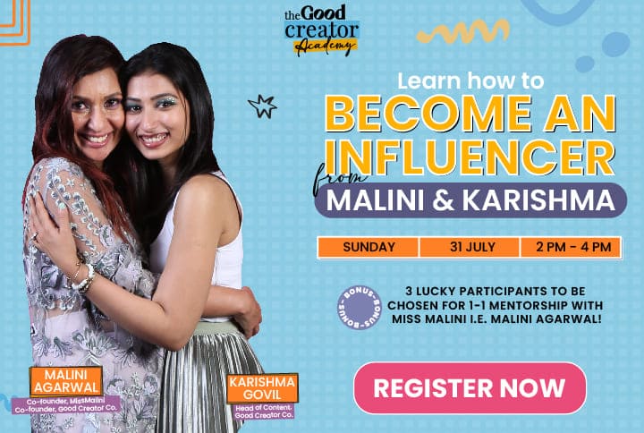 How To Become An Influencer? – Limited Edition Good Creator Academy Course For ₹249 Only