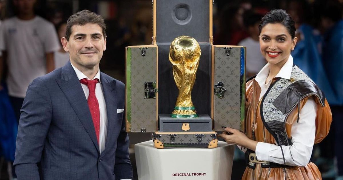 FIFA World Cup 2022: Deepika Padukone Becomes The First Indian To Unveil The FIFA Trophy At The Finals