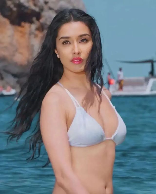 Shraddha Kapoor White Bikini Look