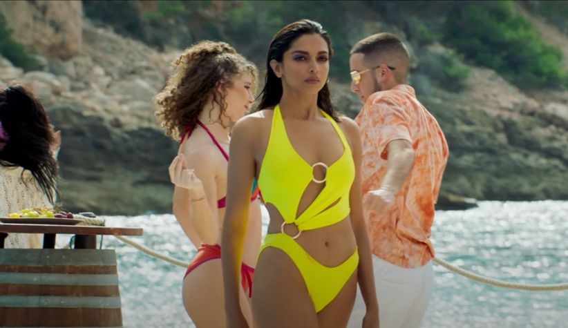 Deepika Padukone's Yellow Monokini