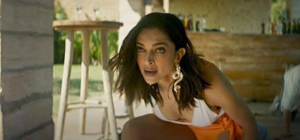 Deepika Padukone's orange & white bikini