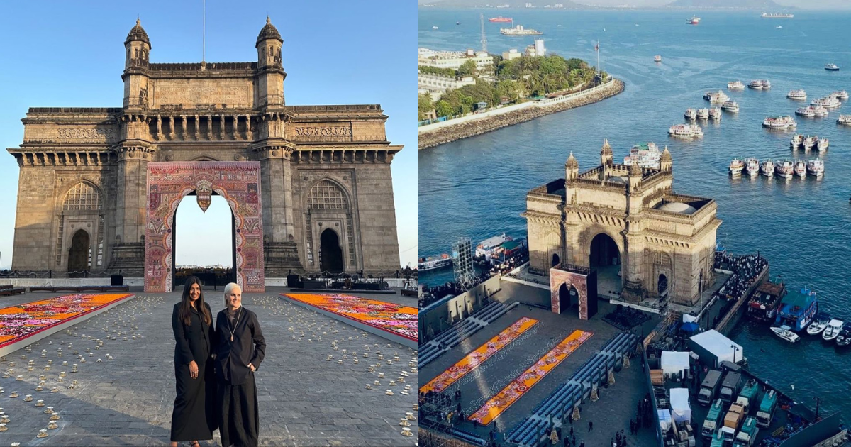 Dior Showcases The Fall 23 Collection At The Gateway Of India, Mumbai