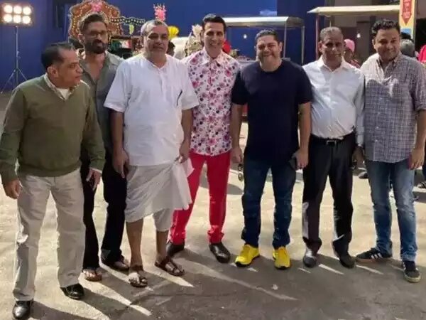 Hera Pheri 3 Cast image from shooting set