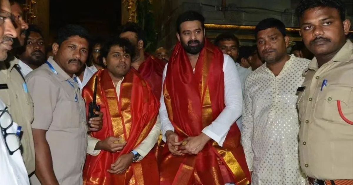 Adipurush: Prabhas Seeks Blessings At Tirupati Ahead Of The Final Trailer Launch Of His Film
