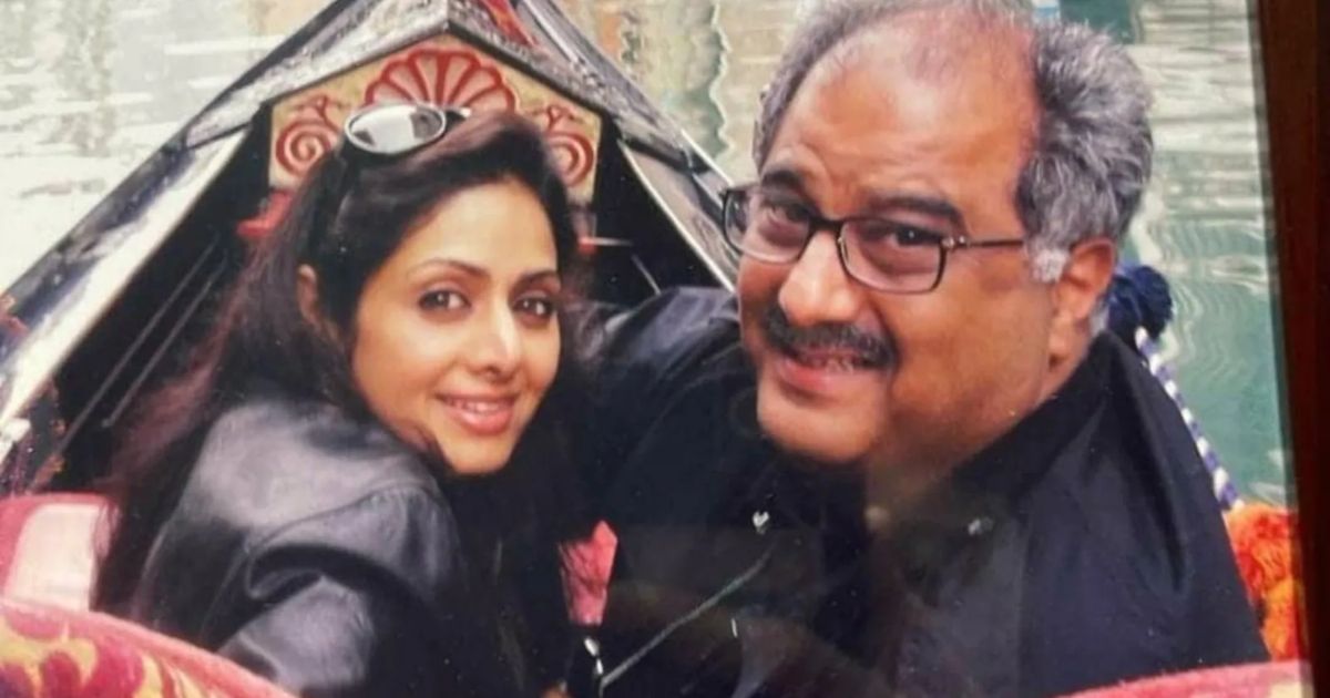 Boney Kapoor Shares A Picture With Sridevi On The 27th Anniversary Of Their Wedding