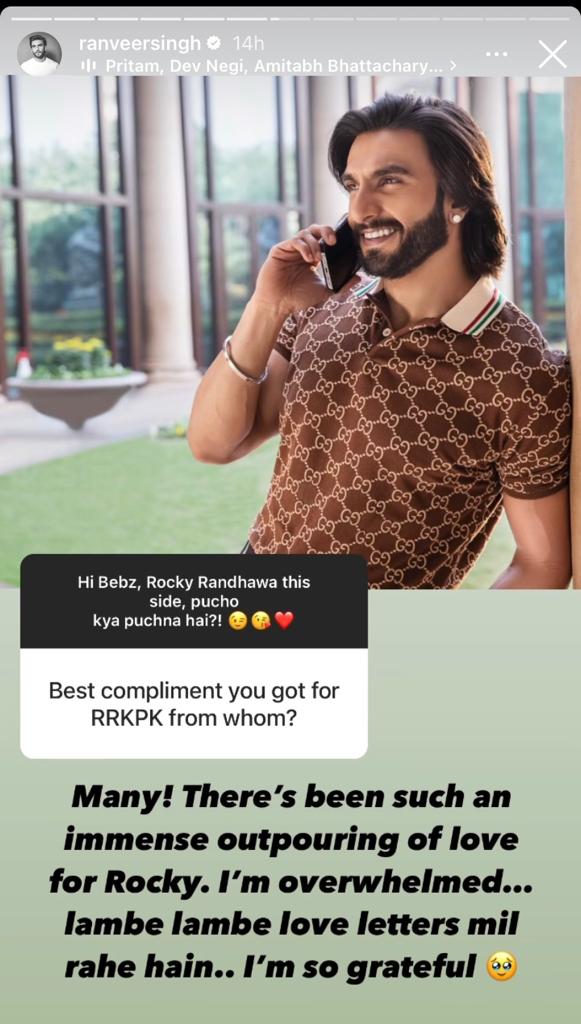 Ranveer Singh decodes Rocky Randhawa; REVEALS his favorite scene from Rocky  Aur Rani Kii Prem Kahaani and more