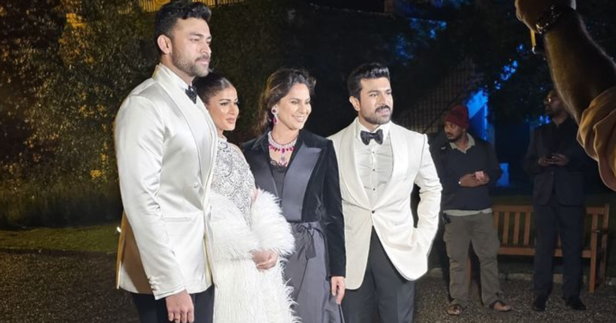 PICS: Ram Charan, Allu Arjun At Varun Tej, Lavanya Tripathi’s Wedding Cocktail Party Goes Viral!