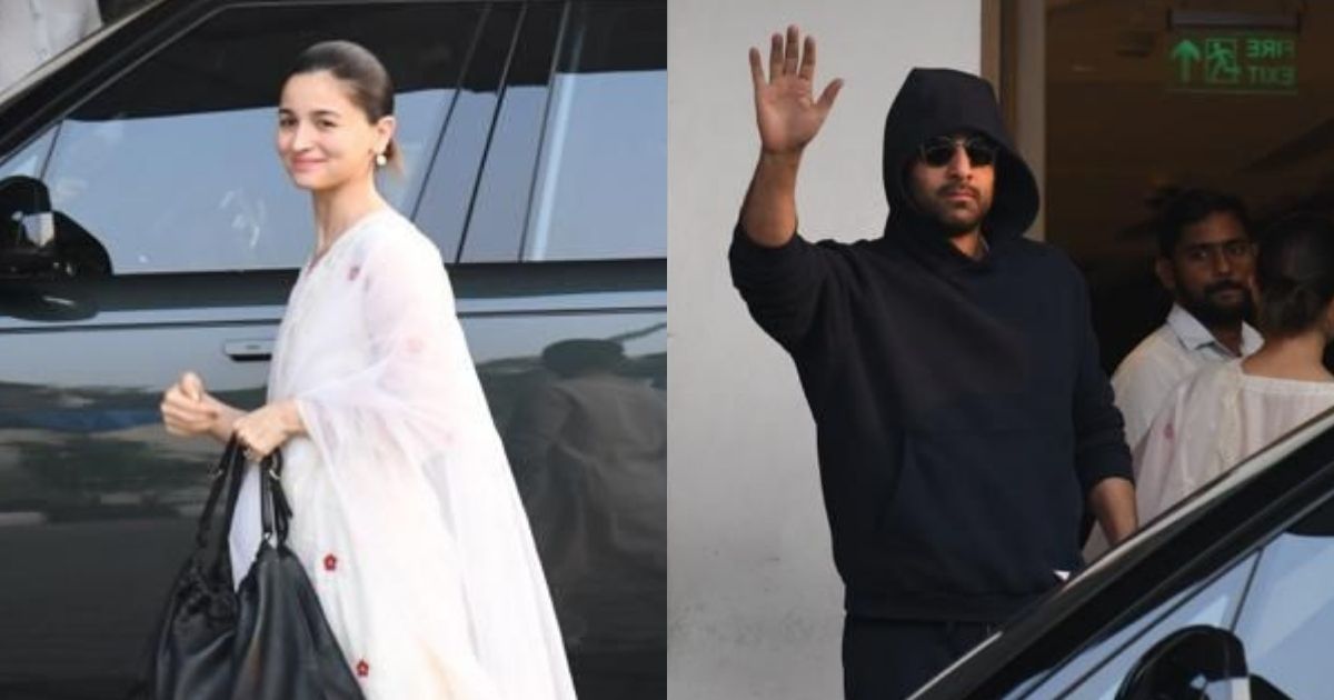 Alia Bhatt, Ranbir Kapoor, Bollywood’s Favourite Power Couple Leave For The National Awards In Delhi