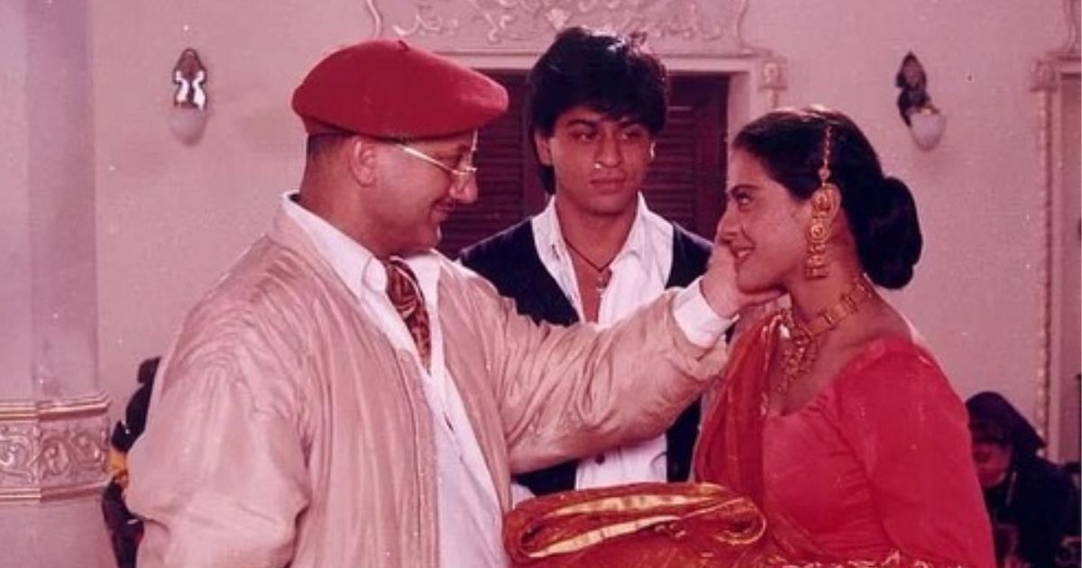 Anupam Kher’s Throwback Pictures With Shah Rukh Khan, Kajol On DDLJ’s 28th Anniversary Are Iconic