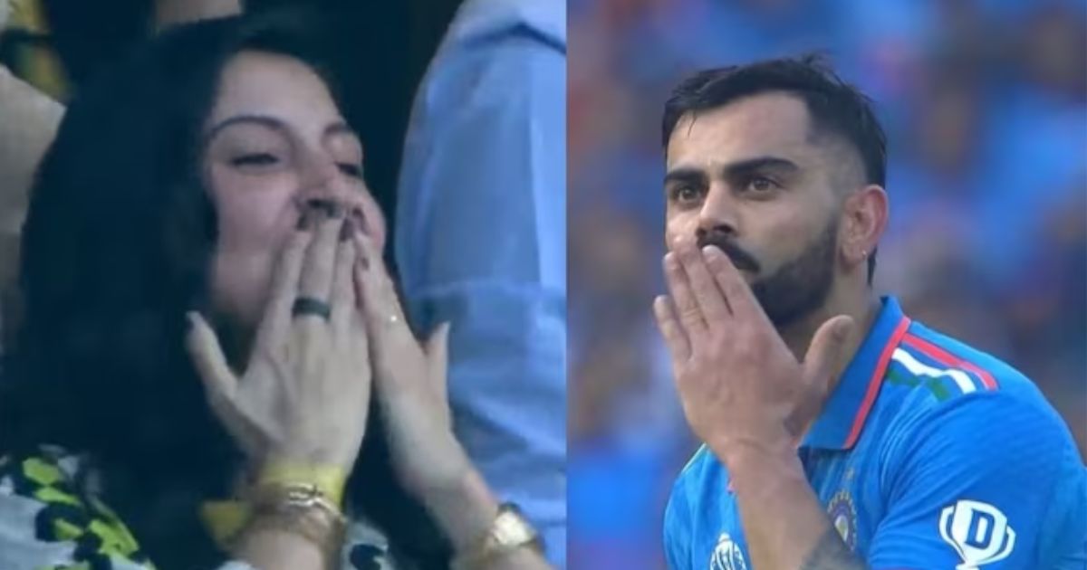 Anushka Sharma’s Flying Kisses To Virat Kohli’s 50th Century In CWC 2023 Is Too Adorable To Miss!