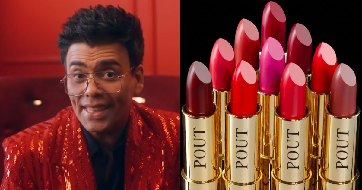 Why Karan Johar’s ‘Pout’ Lipstick By MyGlamm Is Every Celeb&#8217;s Dream Beauty Product!