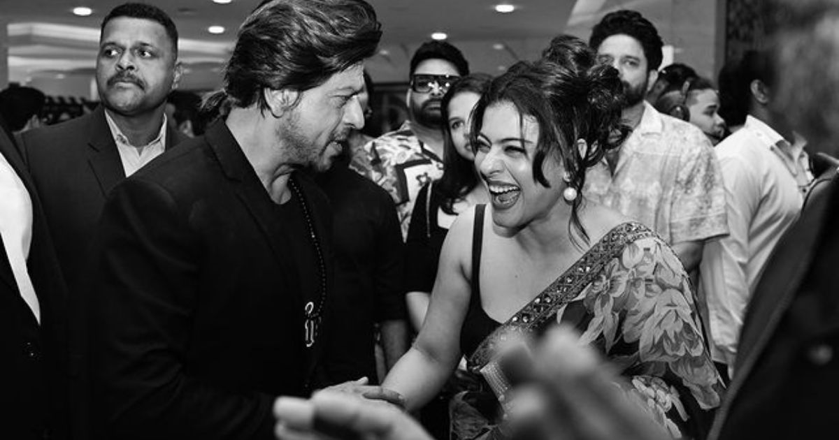 Shah Rukh Khan Reveals The Reason Behind This Big Laugh With Kajol At &#8216;The Archies&#8217; Premier