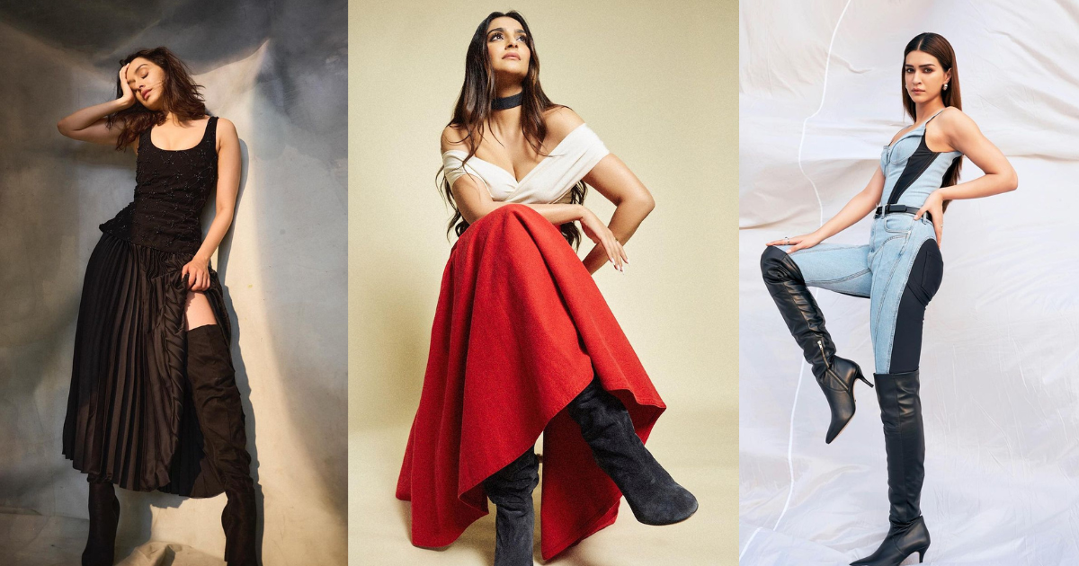 Kriti Sanon, Shraddha Kapoor Show You How To Slay Thigh-High Boot Style Winter Trend
