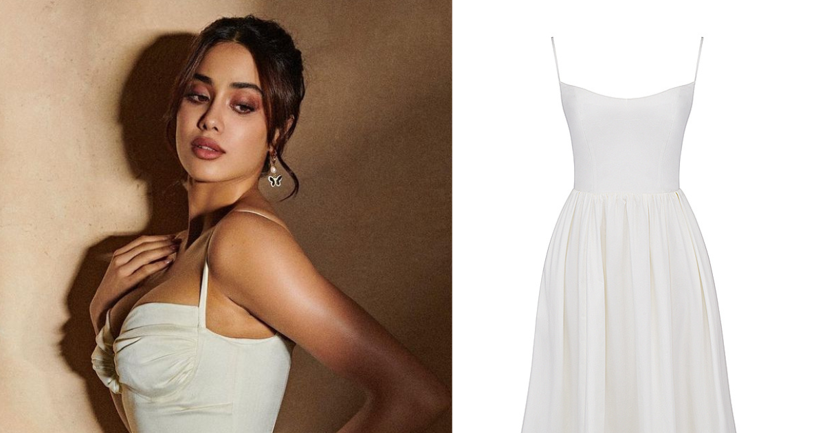 Janhvi Kapoor’s White Dress Worth Rs 14k Is Minimal Fashion Done Right