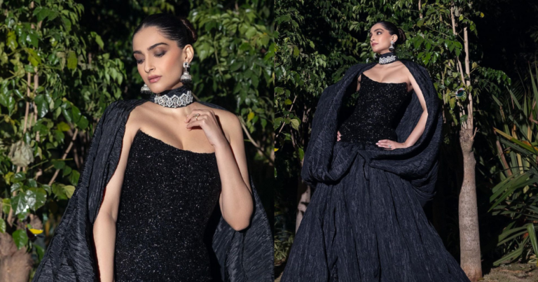 Sonam Kapoor’s Black Gown At Anant Ambani-Radhika Merchant’s Pre-Wedding Function Screams Bold And Beautiful
