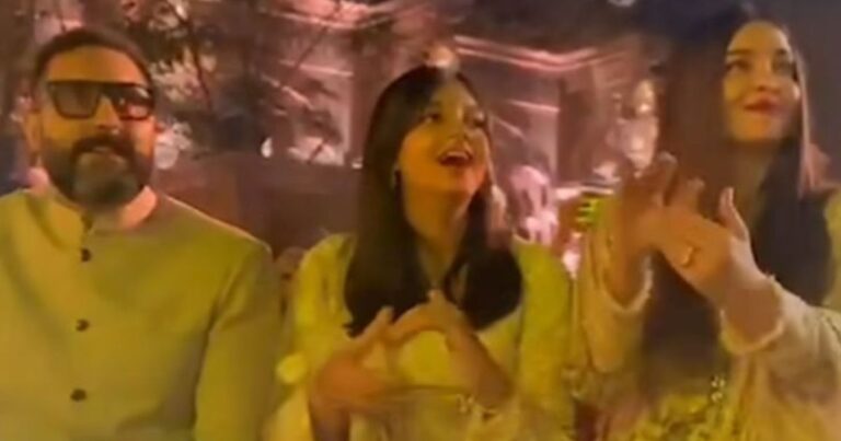 Video: Aishwarya Rai Bachchan, Abhishek Bachchan, Aradhya Bachchan Groove At The Anant-Radhika Pre-Wedding!