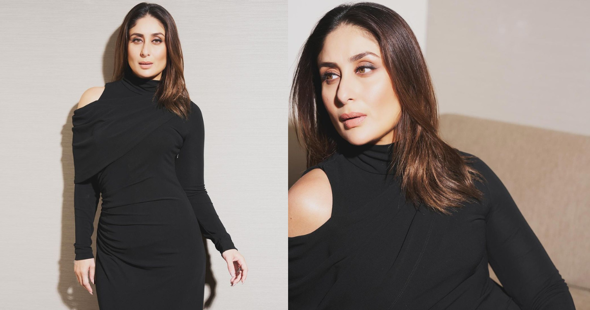 Kareena Kapoor Khan’s Black Bodycon Gown For ‘Crew’ Promotions Screams Classic!