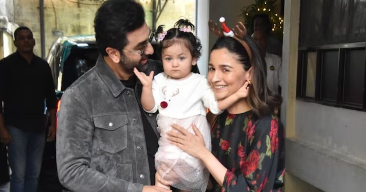 Video: Alia Bhatt, Ranbir Kapoor Playing Holi With Daughter Raha Is Going Viral