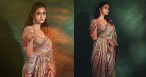 Keerthy Suresh’s Colorful Phulkari-Inspired Saree Worth ₹299,900 Steals The Spotlight