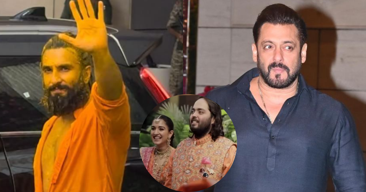 Salman Khan To Ranveer Singh, Celebs Attend Anant Ambani, Radhika Merchant’s Haldi Ceremony