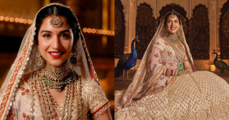 PHOTOS: Radhika Merchant Looks Like A Dream In Abu Jani Sandeep Khosla’s Outfit For Her Wedding With Anant Ambani