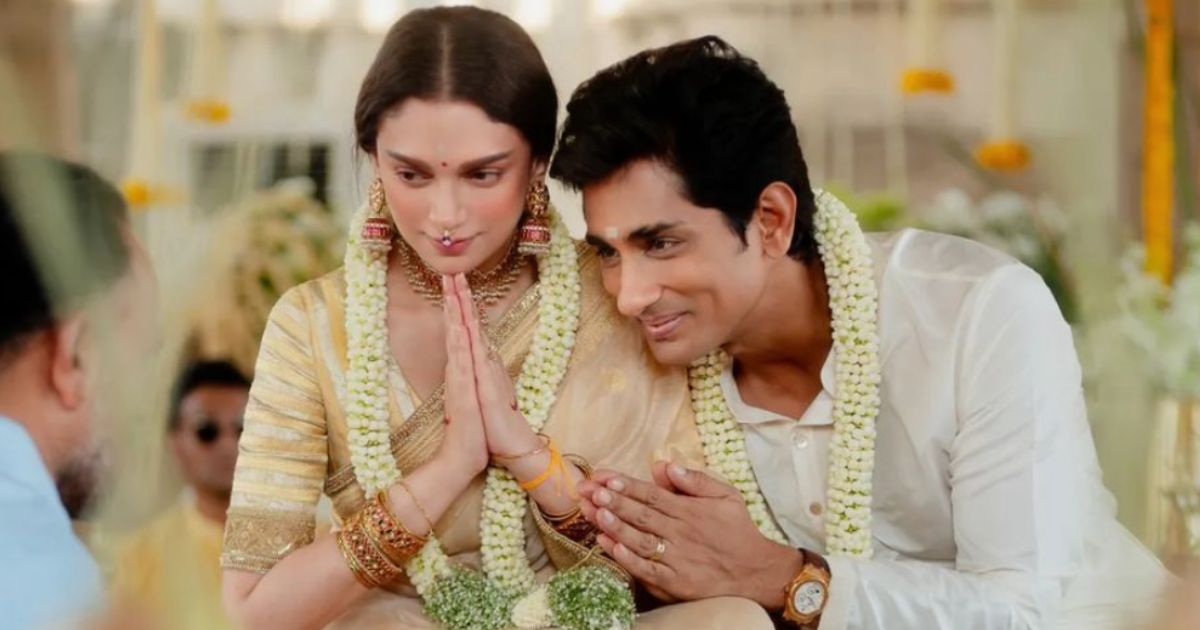 Aditi Rao Hydari, Siddharth Get Married, Drop Adorable First Photos From Their Wedding!